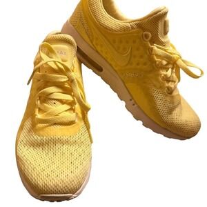 Nike Air Max Zero Yellow Mesh Low Top Running Sneakers Shoes 857661-700